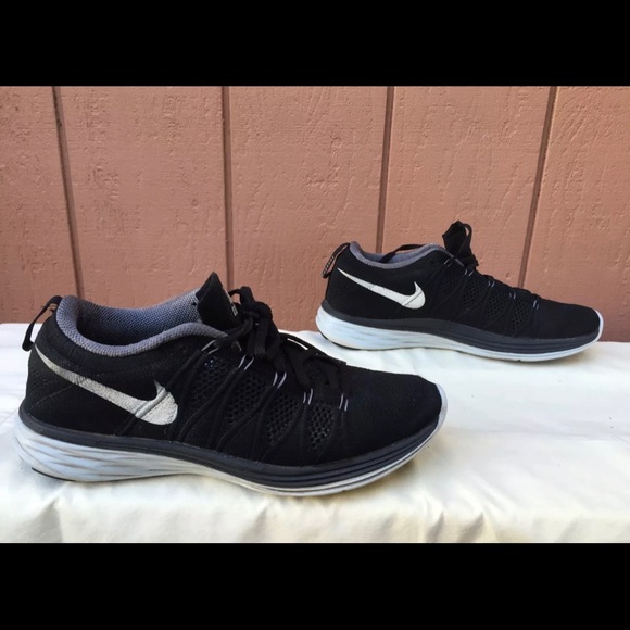 Nike Flyknit Lunar2 Lunar 2 Black/Grey 620658 010 - Picture 6 of 10